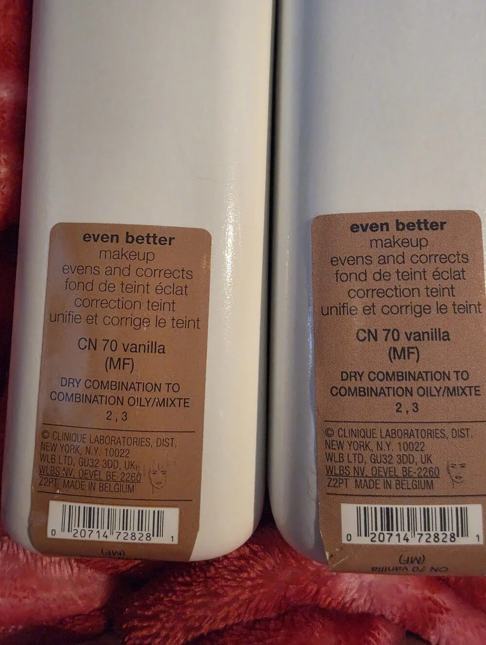 Clinique Even Better Makeup CN 70 Vanilla Jumbo 6.7 oz Lot of 2